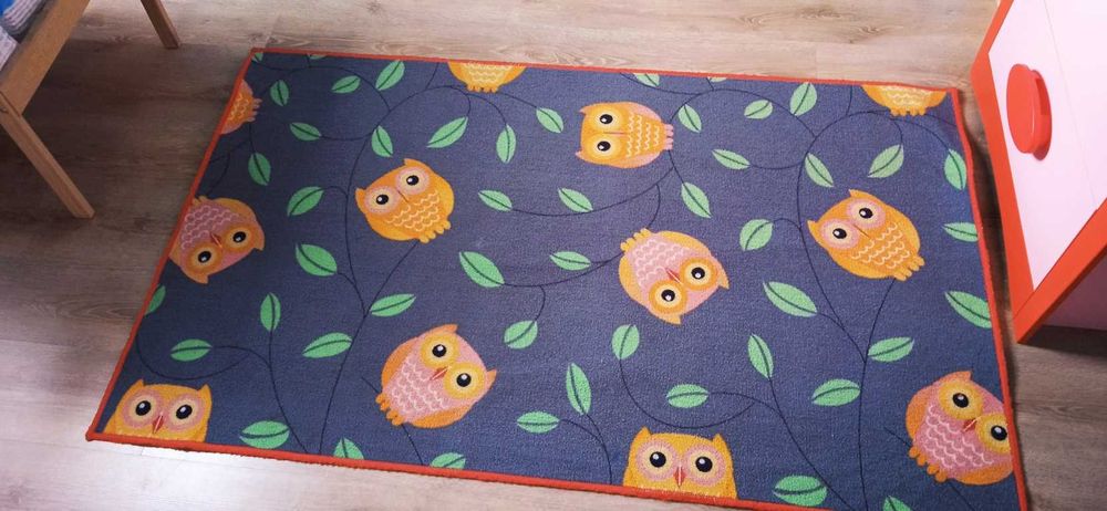 dywan dziecięcy 100 x 160 w sówki