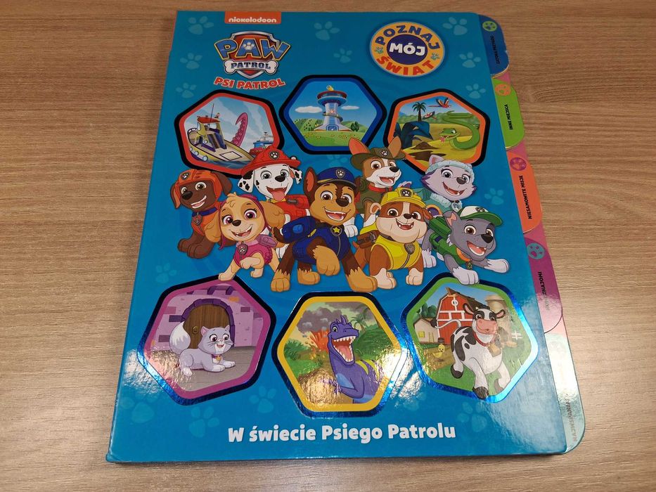 D010 Psi Patrol Poznaj Mój Świat Książka Edukacyjna Twarda Oprawa Nowa