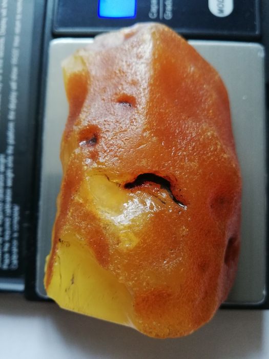 Bursztyn surowy bałtycki 57, 6g  (B7)