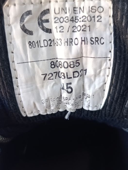 Grisport 44-45p. Чоловічі робочі кросівки