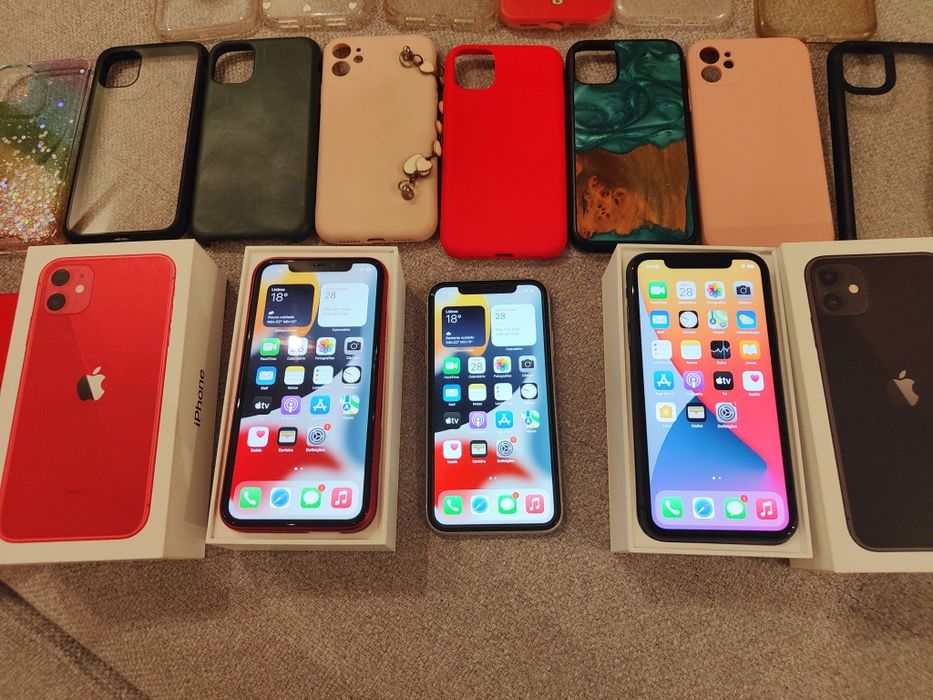 iPhone 12 128GB, 11 256GB, 64 c/ NOVO. Troca/retoma. Película,capa