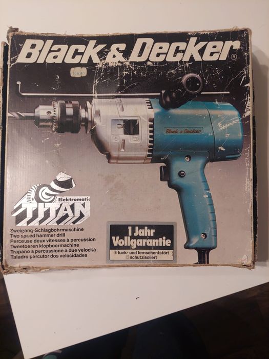 Wiertarka udarowa Black & Decker, stan bardzo dobry POLECAM