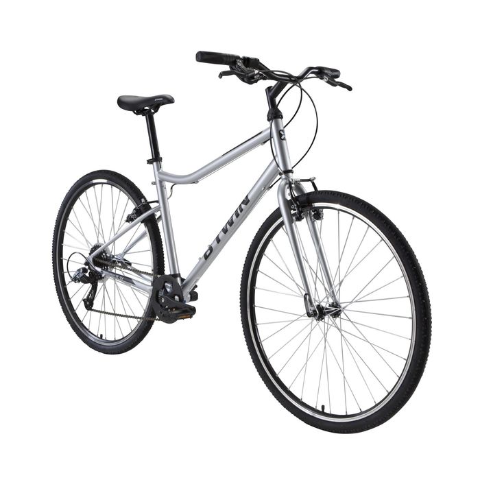 BICICLETA DE TREKKING RIVERSIDE 120 CINZENTO METALIZADO