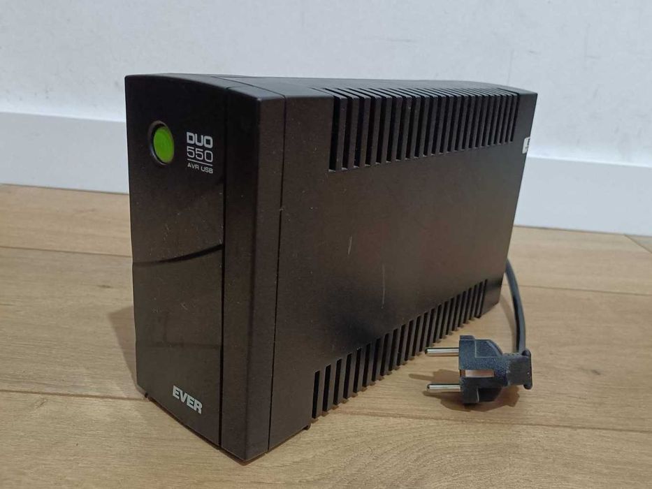 Zasilacz awaryjny UPS EVER DUO 550 AVR USB  nowy akumulator