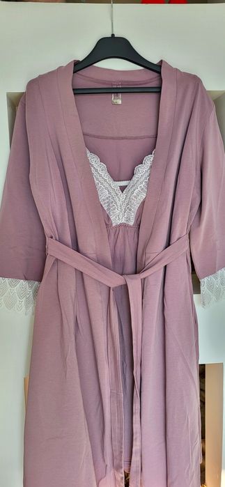 Новий комплект  у пологовий  сорочка+халатик