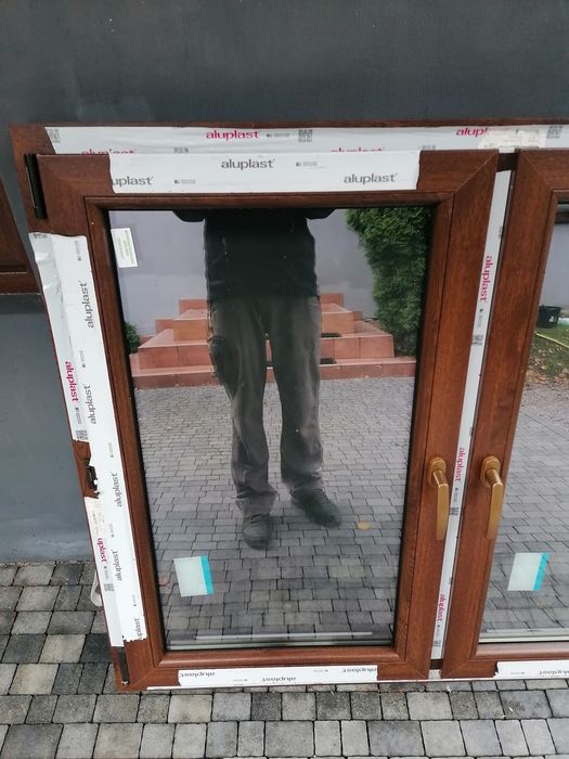 Okna 2 sztuki aluplast