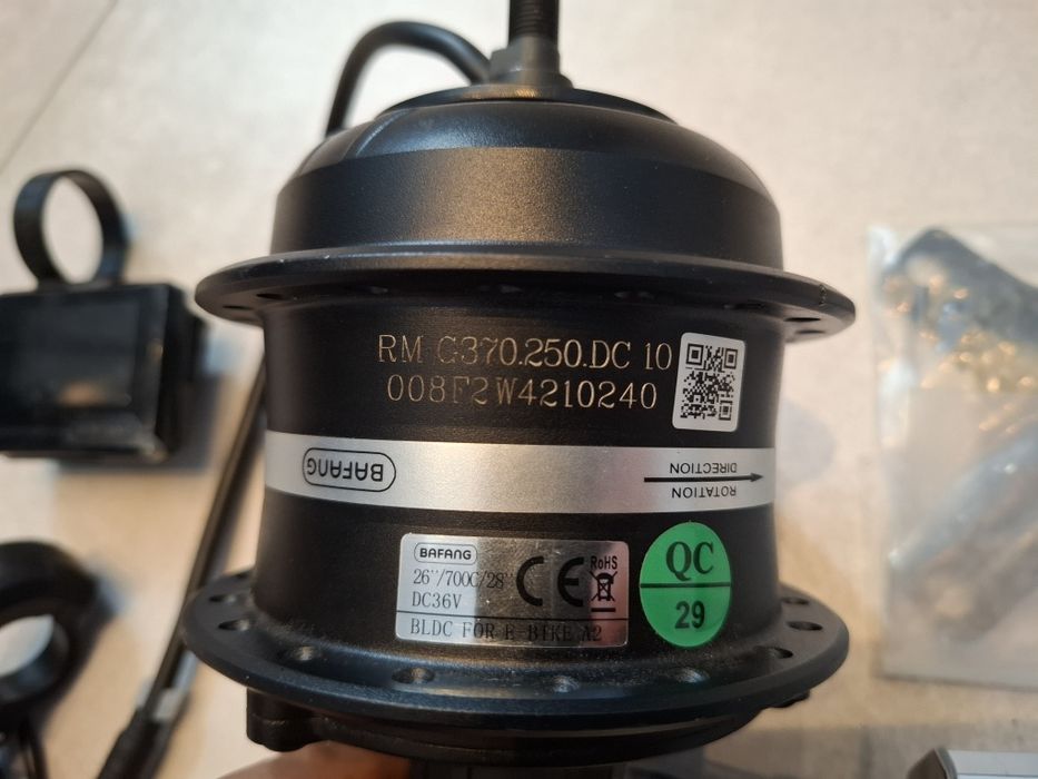 Napęd Bafang 250w czujnik nacisku silnik sterownik CRX 10T
