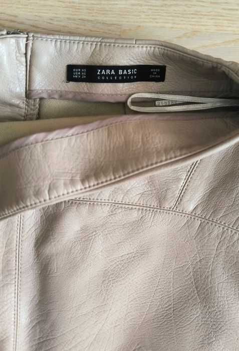 Spodnica z ekoskory ZARA/ спідниця-олівець