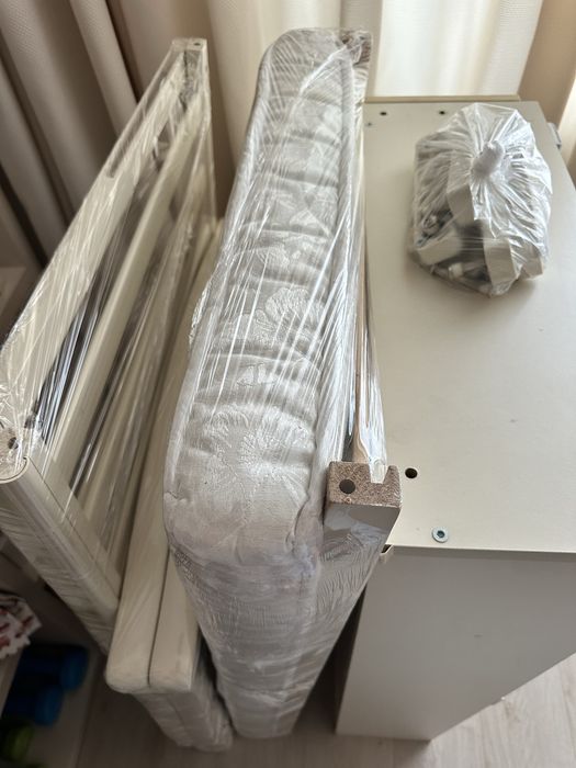 Дитяче ліжко Верес Соня з маятником та шухлядою, матрас та текстиль