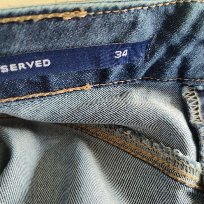Jeansowa ołówkowa spódnica midi  Reserved 34 xs
