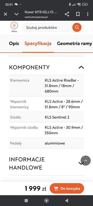 Rower Kellys Spider 50