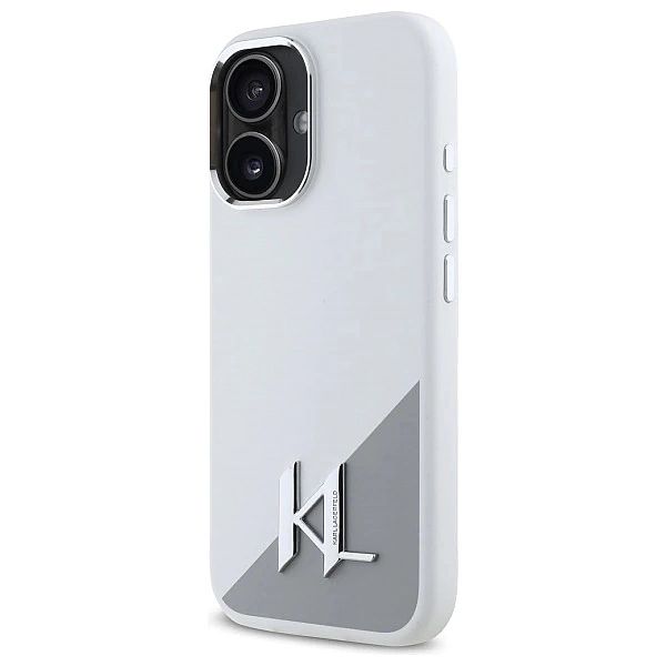 Karl Lagerfeld KLHMP16SSCMKMPCH iPhone 16/6,1" biały/white hardcase Si
