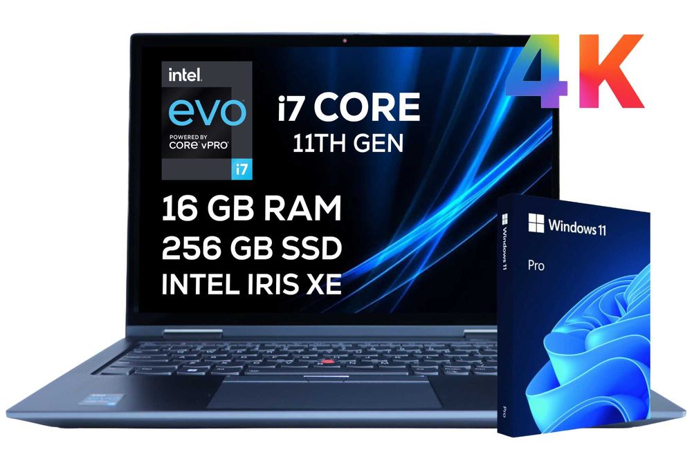 Lenovo ThinkPad X1 Yoga G6 i7-1185G7, 16GB, 256GBSSD, 4K! (GWAR/FV23%)