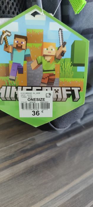 Mochila Minecraft 42cm
