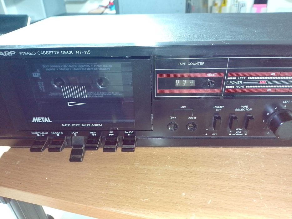 Leitor de Cassetes SHARP RT-115H