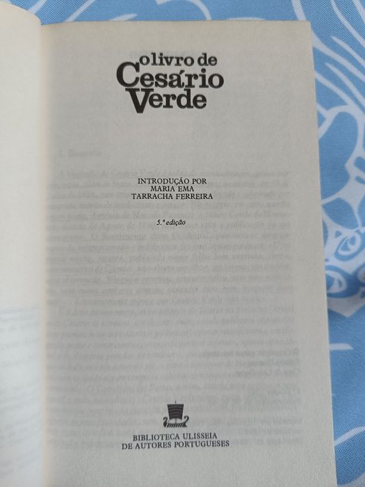 O livro de Cesário Verde