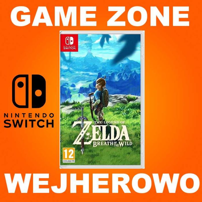 ZELDA Breath of the Wild Nintendo SWITCH + Lite + Oled = Wejherowo