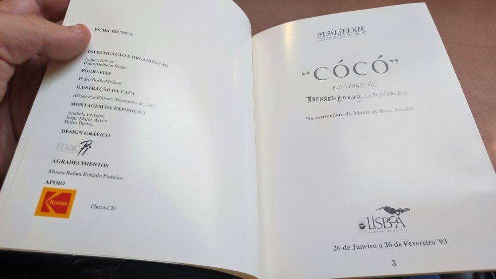 "Cócó no traço de Raphael Bordallo Pinheiro