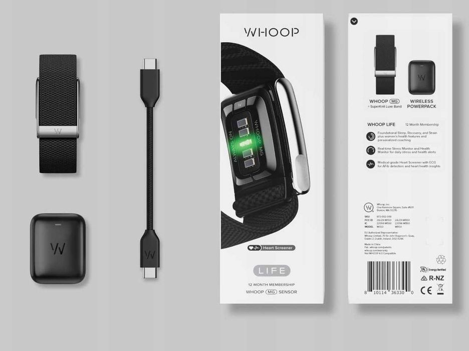 Smartband WHOOP 5.0 Opaska Fitness tracker zdrowia aktywności wodoszczelny