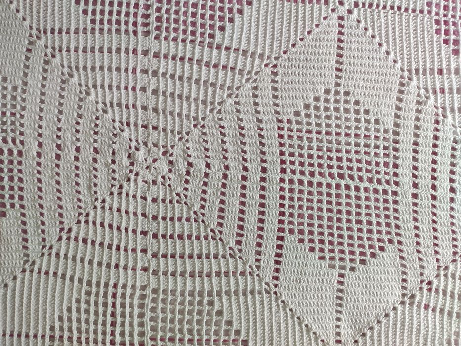 Colcha de Renda Elegante, como nova