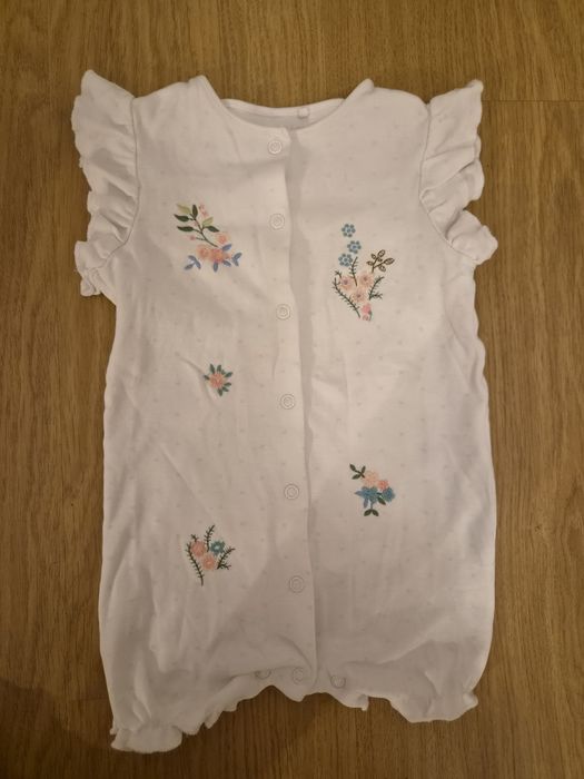 Rampers letni kwiatki falbanki folk retro 86 next