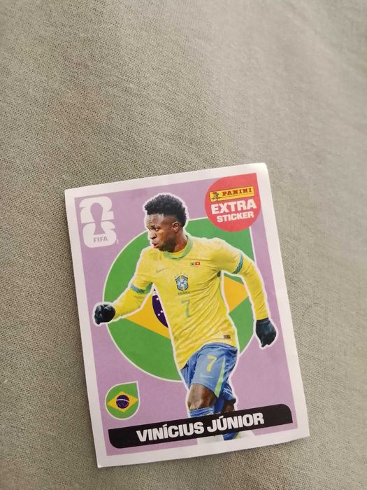 Panini FIFA World Cup 2026 Extra Sticker Vinícius Júnior Brasil – Raro