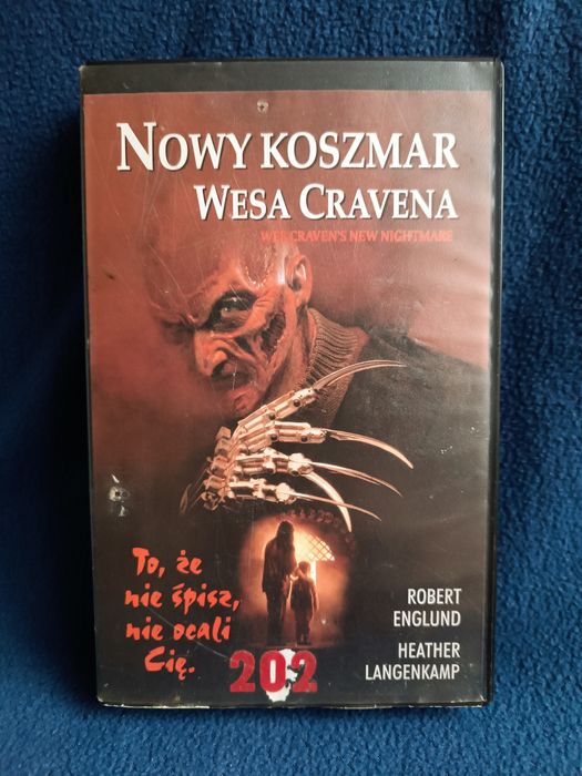 Nowy koszmar Wesa Cravena kaseta VHS