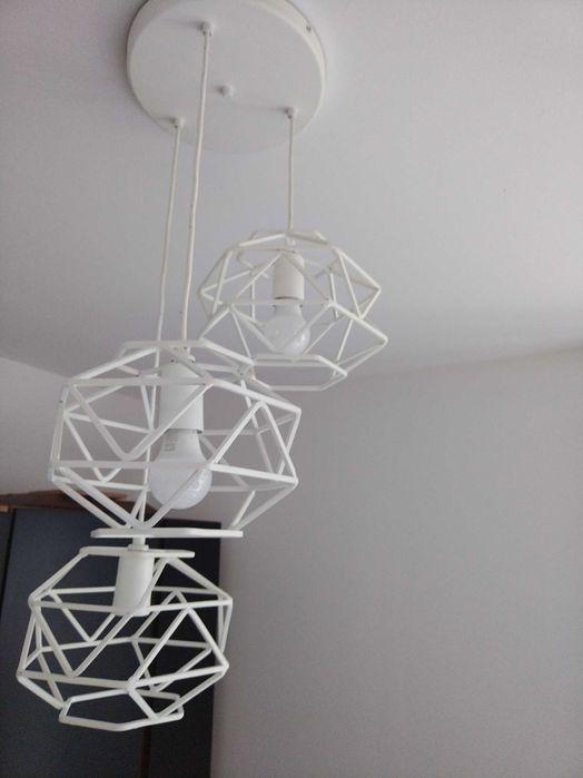 Lampa 3 punktowa biała