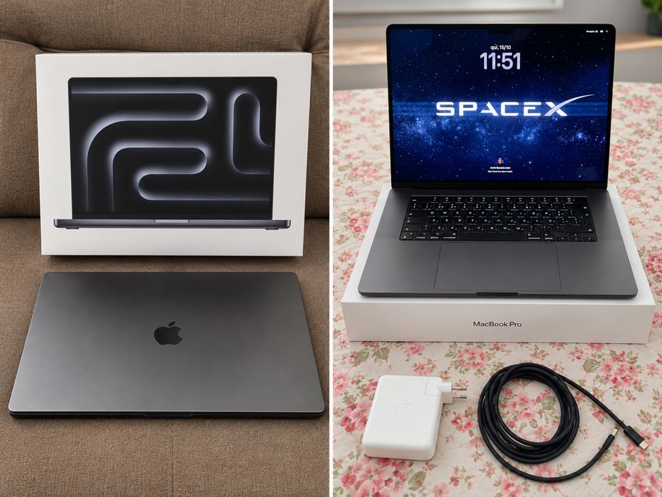 MacBook Pro 16” M4 Pro | 24 GB RAM | 1,5 TB de armazenamento | 2.300 €