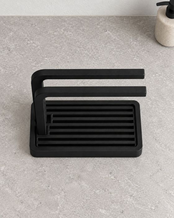 CleanNest - Organizador de Cozinha 2 em 1- Suporte para Panos, Esponjas e Utensílios
