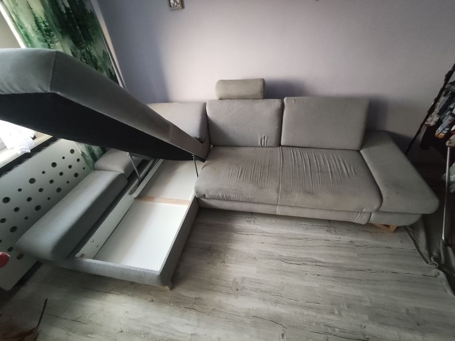 Narożnik szary rozkładany