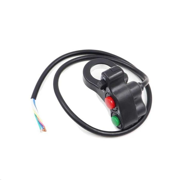 Conjunto Comutador Duplo 22mm - Piscas, Buzina, Luzes, Start e Corte