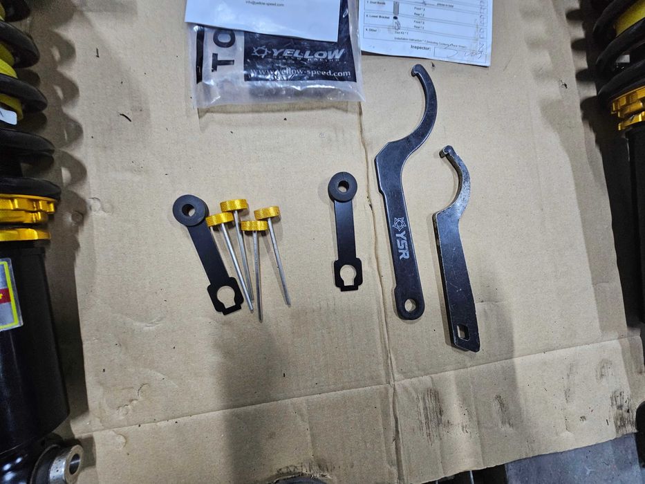 Gwint Yellow Speed Dynamic Pro Sport Audi A6 C5 Quattro S6 RS6