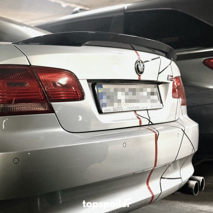 Спойлер накладка лип сабля БМВ BMW 3 E92 2006-2010 стиль M