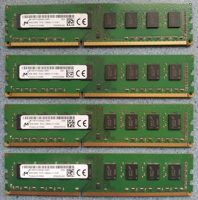 RAM 8GB 2Rx8 PC3l