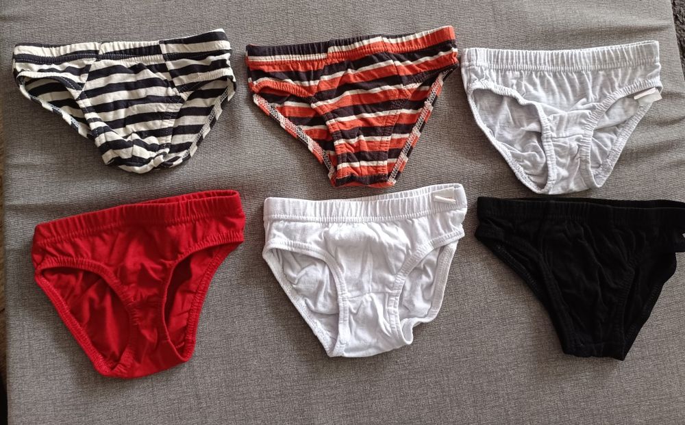 Majtki chłopięce 6 sztuk rozm 98/104