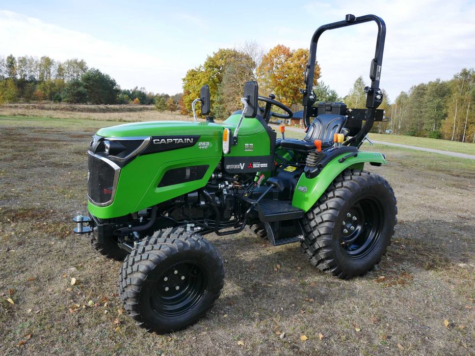 Traktorek 3 cylindry Captain MITSUBISHI 3 cylindry dostawa Homologacja