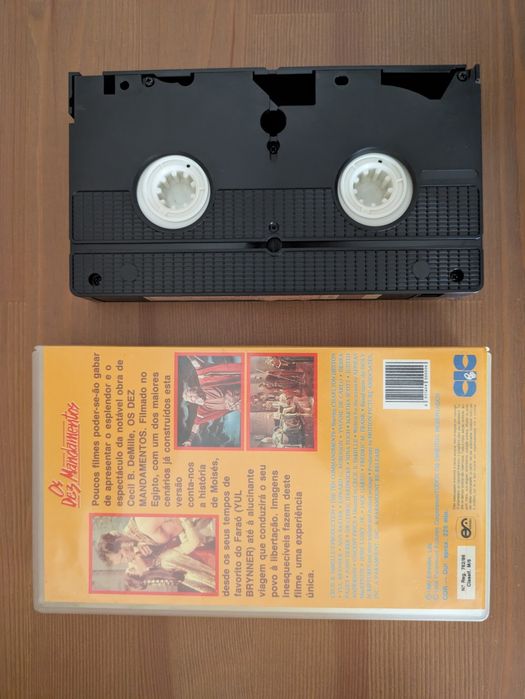 VHS " Os Dez Mandamentos " 1956 (Opt. Estado)
