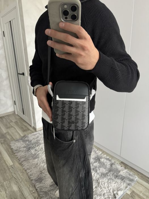 Оригінал!Сумка Lacoste monogram чоловіча calvin coach