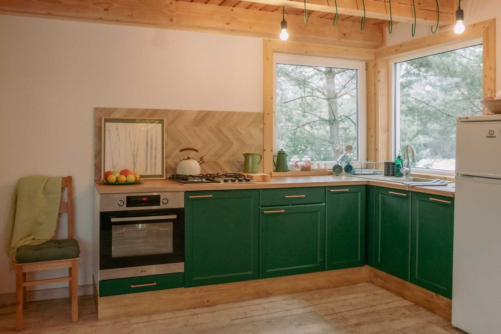 Domek w lesie nad rzeką Marycha,  Zelwa,  Podlasie