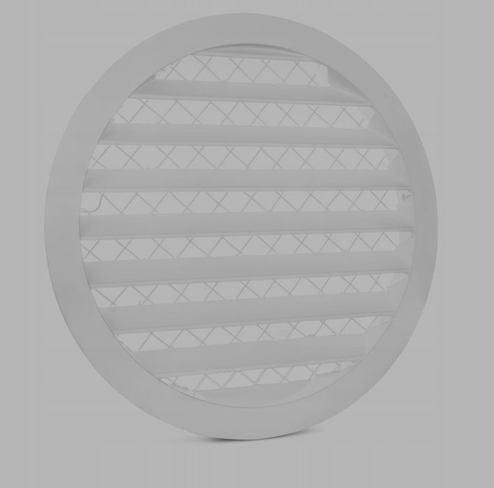 Czerpnia wyrzutnia 250 alumnium biała malowana proszkowo