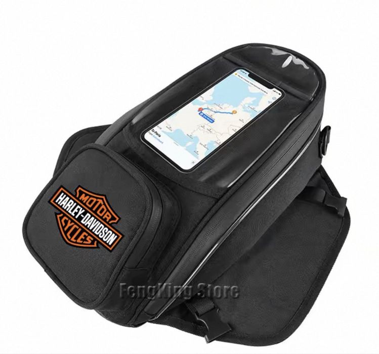 Mochila com abas com iman Harley Davidson