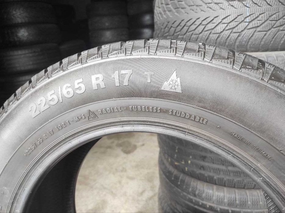 Continental Conti Ice Contact 4x4 225/65r17 made in Germany 4шт, 5мм,