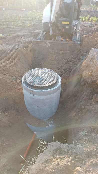 Септік, каналізація, зливна яма "під ключ". Колодець. Кольца бетонні.