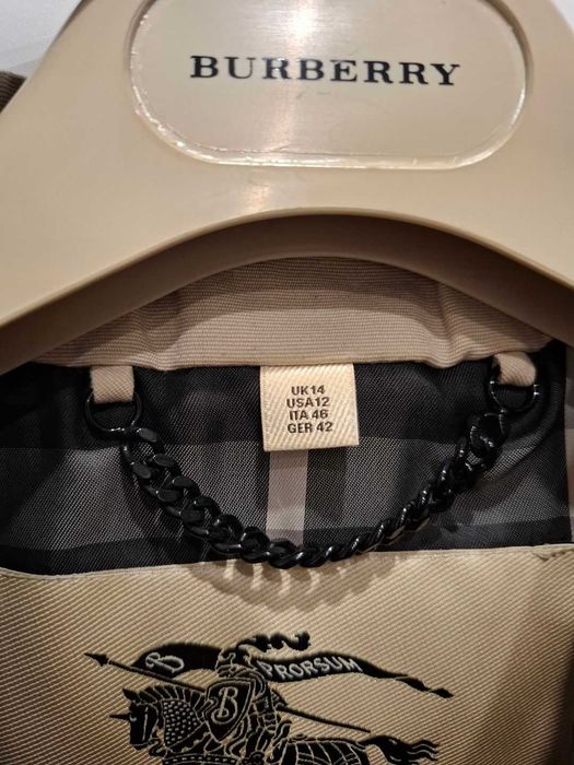 *Płaszcz*BURBERRY*Damski*Beżowy*Oryginalny*Efektowny*PREMIUM*