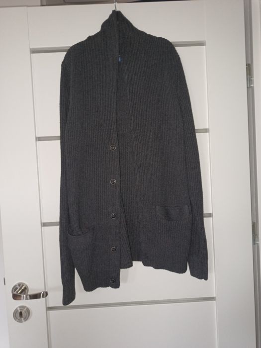 Sweter rozpinany męski