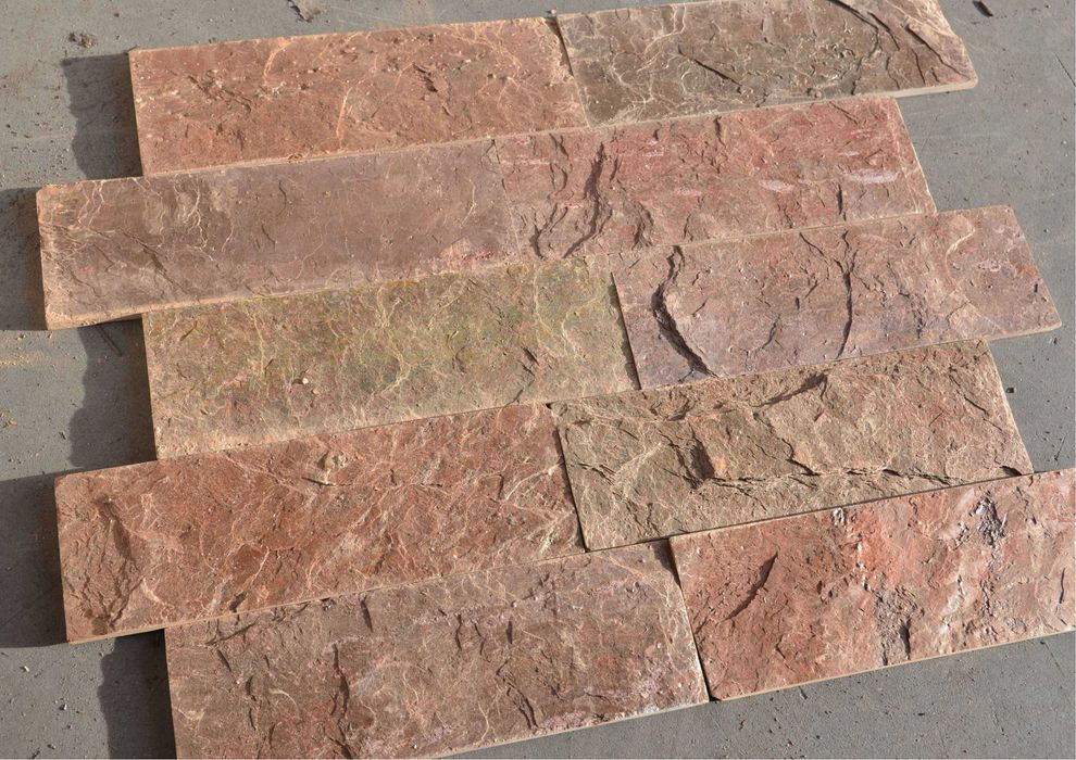 Kamień Elewacyjny Copper naturalny 30x10 cm Elewacja Ściana
