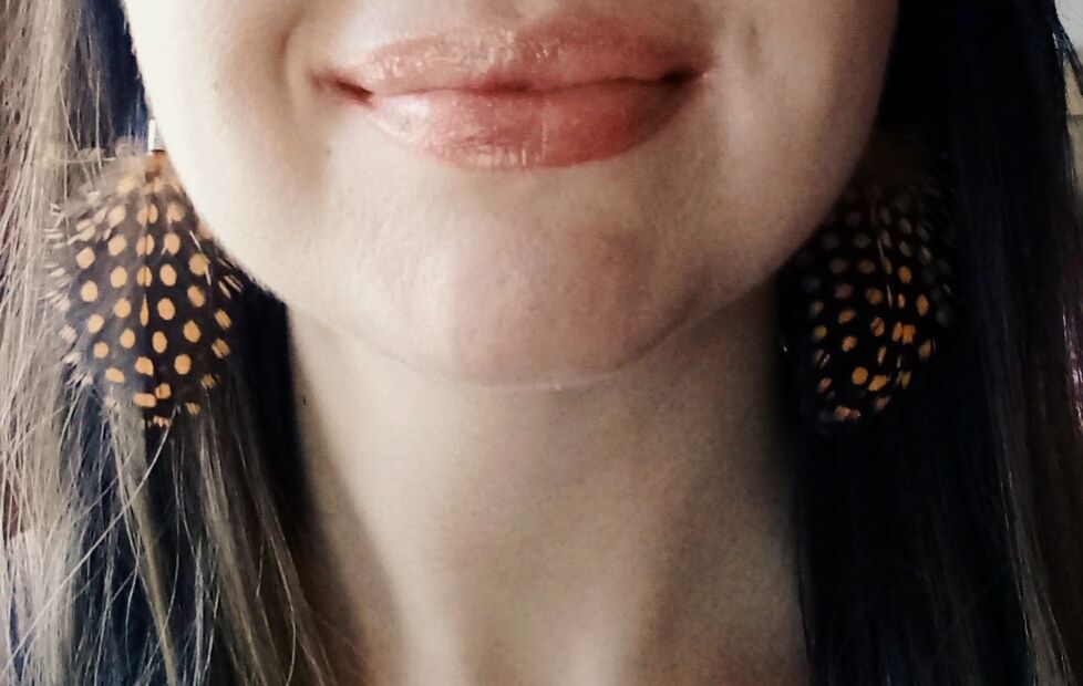 серьги с перышками