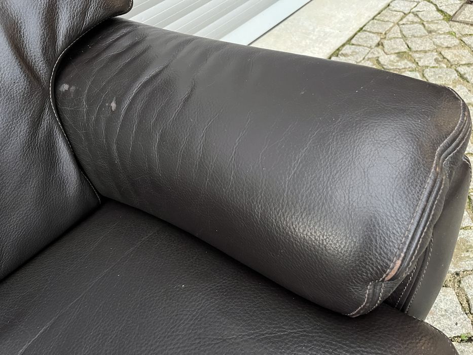Sofa 3 lug PELE ORIGINAL DE BUFALO Chateaux D’Aux