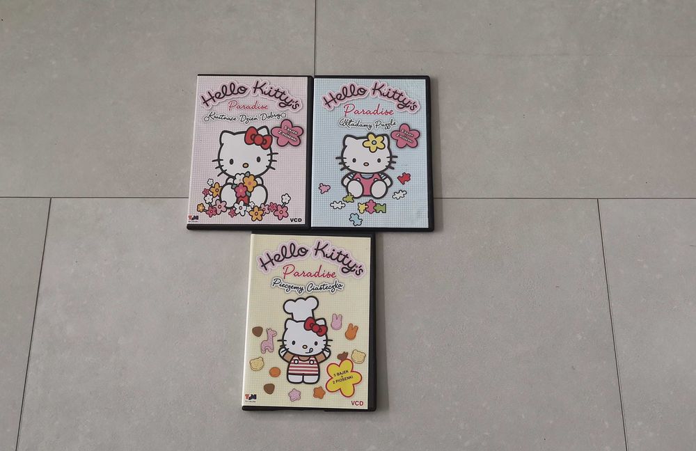 Hello Kitty - zestaw 3 płyt dvd z bajkami dla dzieci